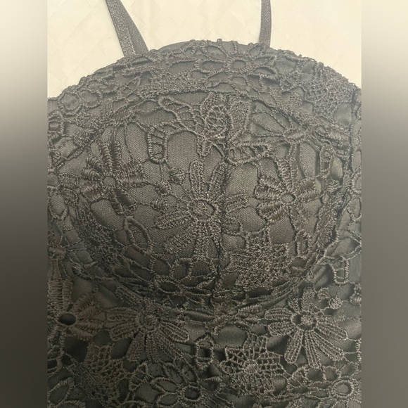 Acemi Black Lace Bra in Size large. Unadjustable Zippered back. - Picture 5 of 9